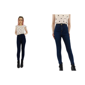 dorothy perkins jeansowe spodnie rurki elasty | Lapciucha.pl