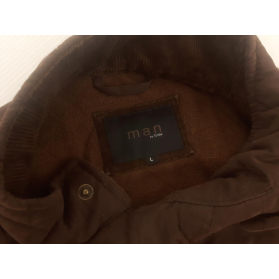 TCHIBO pikowana KURTKA PARKA ocieplana BROWN | Lapciucha.pl