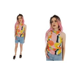 prettylittlething dzianinowa bluzka bokserka | Lapciucha.pl
