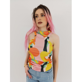 prettylittlething dzianinowa bluzka bokserka | Lapciucha.pl