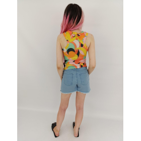 prettylittlething dzianinowa bluzka bokserka | Lapciucha.pl