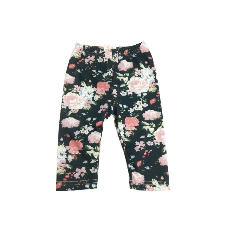 SHEIN elastyczne LEGGINSY wygodne KWIATY gree | Lapciucha.pl