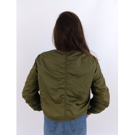 topshop przejściowa kurtka bomberka khaki mod | Lapciucha.pl
