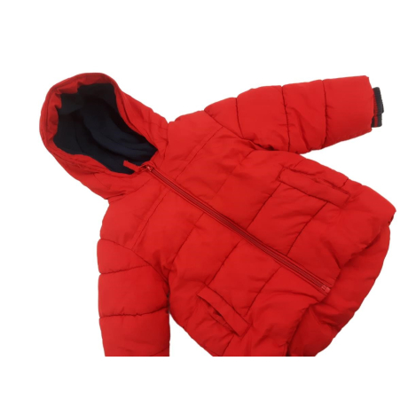 NEXT pikowana KURTKA PARKA zimowa RED ociepla | Lapciucha.pl