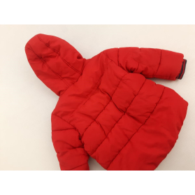 NEXT pikowana KURTKA PARKA zimowa RED ociepla | Lapciucha.pl