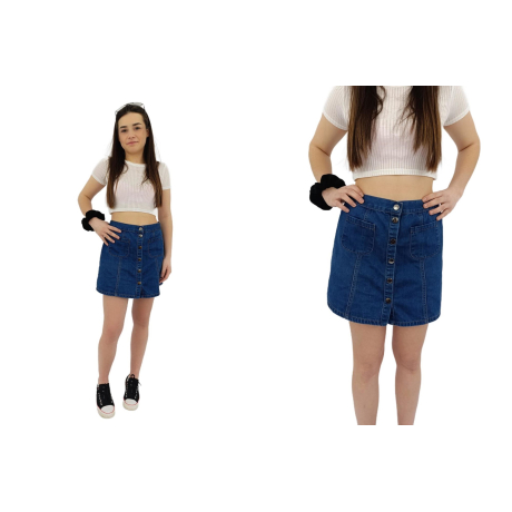 urban outfitters jeansowa spódniczka trapezow | Lapciucha.pl