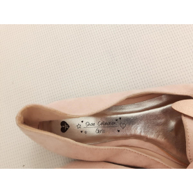 MATALAN eleganckie BALERINKI zamszowe KOKARDK | Lapciucha.pl
