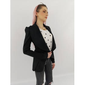 prettylittlething elegancki żakiet z falbanam | Lapciucha.pl