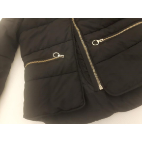 TOPSHOP zimowa KURTKA PUFFER asymetryczna CIE | Lapciucha.pl