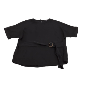 SELECT elegancka BLUZKA oversize CZARNA _ 40 | Lapciucha.pl