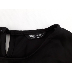 SELECT elegancka BLUZKA oversize CZARNA _ 40 | Lapciucha.pl
