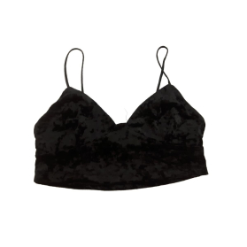 ZARA welurowa BLUZKA CROP TOP na lato MODNA c | Lapciucha.pl