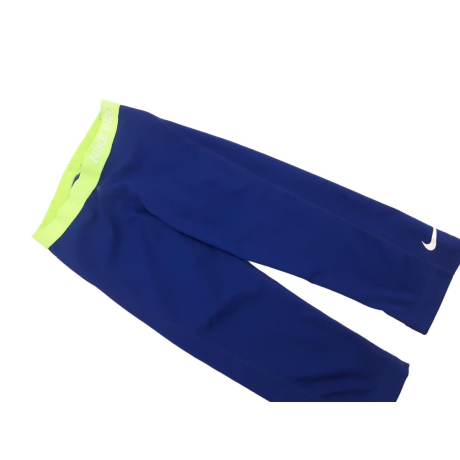 NIKE sportowe LEGGINSY wygodne BLUE płaskie s | Lapciucha.pl