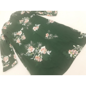 OBJECT satynowa BLUZKA NARZUTKA kimono KWIATY | Lapciucha.pl