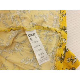 ASOS dresowa SUKIENKA rozkloszowana KWIATY żó | Lapciucha.pl