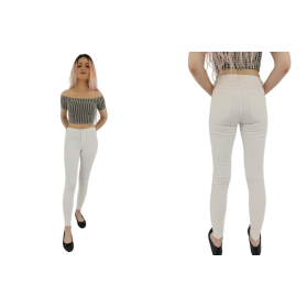 river island jeansowe spodnie rurki wygodne m | Lapciucha.pl