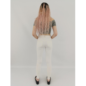 river island jeansowe spodnie rurki wygodne m | Lapciucha.pl