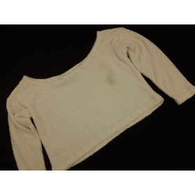 ASOS pluszowa BLUZA na jedno ramię MIĘKKA kre | Lapciucha.pl