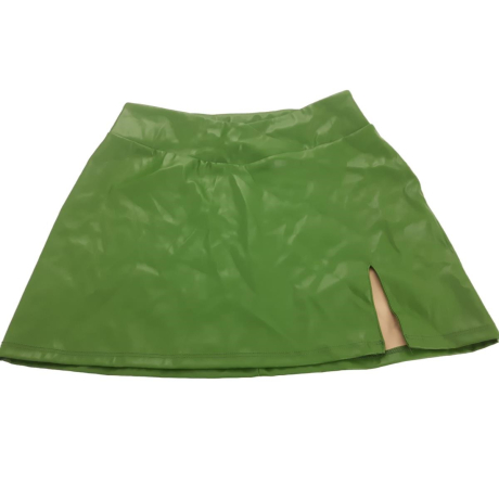 ASOS trapezowa SPÓDNICZKA a'la skóra MINI zie | Lapciucha.pl