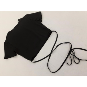 TERRANOVA elastyczna BLUZKA CROP TOP z wiązan | Lapciucha.pl