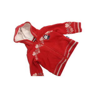 BABY FELIX czerwona BLUZA rozsuwana HAFTY pri | Lapciucha.pl