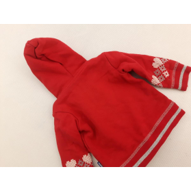 BABY FELIX czerwona BLUZA rozsuwana HAFTY pri | Lapciucha.pl