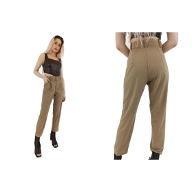boohoo eleganckie spodnie cygaretki wysoki st | Lapciucha.pl