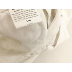 YOUNG STYLE jeansowe SPODNIE RURKI białe MODN | Lapciucha.pl