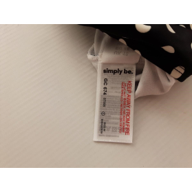 SIMPLY BE stylowy STRÓJ KĄPIELOWY w groszki R | Lapciucha.pl