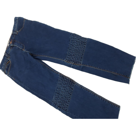 BERSHKA jeansowe SPODNIE RURKI granatowe MODN | Lapciucha.pl