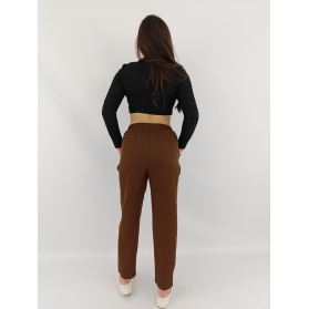 prettylittlething modne spodnie cygaretki wys | Lapciucha.pl