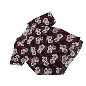 PAPAYA cienka BLUZKA w kwiaty OVERSIZE _ 40 | Lapciucha.pl