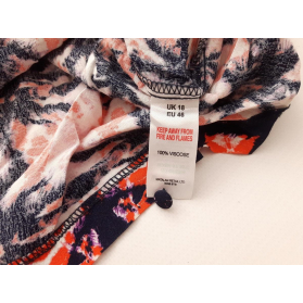 PAPAYA dresowa BLUZKA w wzory OVERSIZE _ 46 | Lapciucha.pl