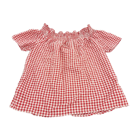 PAPAYA modna BLUZKA HISZPANKA na lato KRATKA | Lapciucha.pl