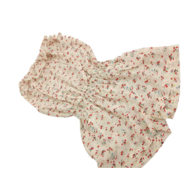 PAPAYA plażowy KOMBINEZON na lato KWIATY z fa | Lapciucha.pl