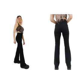 fashion nova modne spodnie bootcuty wysoki st | Lapciucha.pl