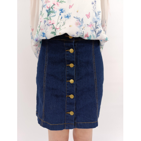 prettylittlething jeansowa spódniczka trapezo | Lapciucha.pl