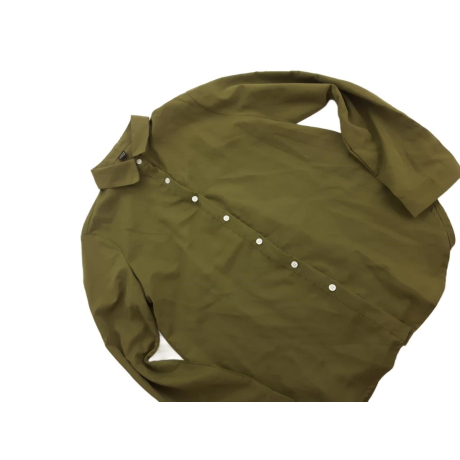 SHEIN luźna KOSZULA z długim rękawem KHAKI wy | Lapciucha.pl