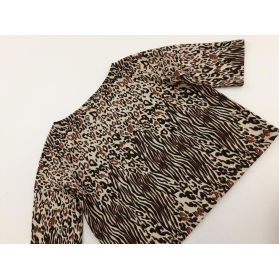 F&F dzianinowa BLUZKA oversize CĘTKI _ 42 | Lapciucha.pl