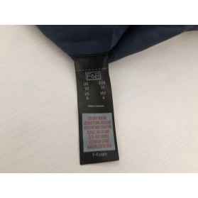 F&F elegancka SUKIENKA klasyczna NAVY trapezo | Lapciucha.pl