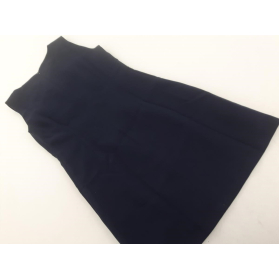 F&F elegancka SUKIENKA klasyczna NAVY trapezo | Lapciucha.pl