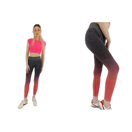 workout sportowe legginsy bezszwowe ombre wyg | Lapciucha.pl