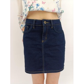 boohoo jeansowa spódniczka trapezowa modna wy | Lapciucha.pl