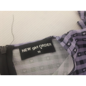 NEW GIRL ORDER drapowana SUKIENKA z bufkami K | Lapciucha.pl