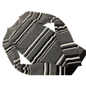 GINA TRICOT dopasowany SWETER wygodny PASKI d | Lapciucha.pl