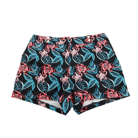 PAPAYA bawełniane KRÓTKIE SPODENKI w kwiaty _ | Lapciucha.pl