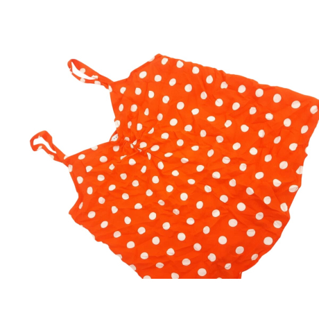 PAPAYA cienka BLUZKA TOP na lato GROSZKI modn | Lapciucha.pl