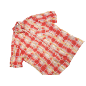 Stylowa KOSZULA w kratkę VINTAGE casual _ 44/ | Lapciucha.pl