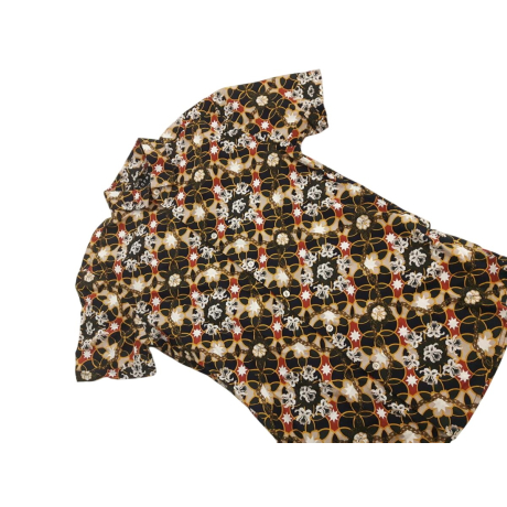 TOPMAN bawełniana KOSZULA slim ORNAMENT krótk | Lapciucha.pl