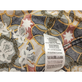 TOPMAN bawełniana KOSZULA slim ORNAMENT krótk | Lapciucha.pl